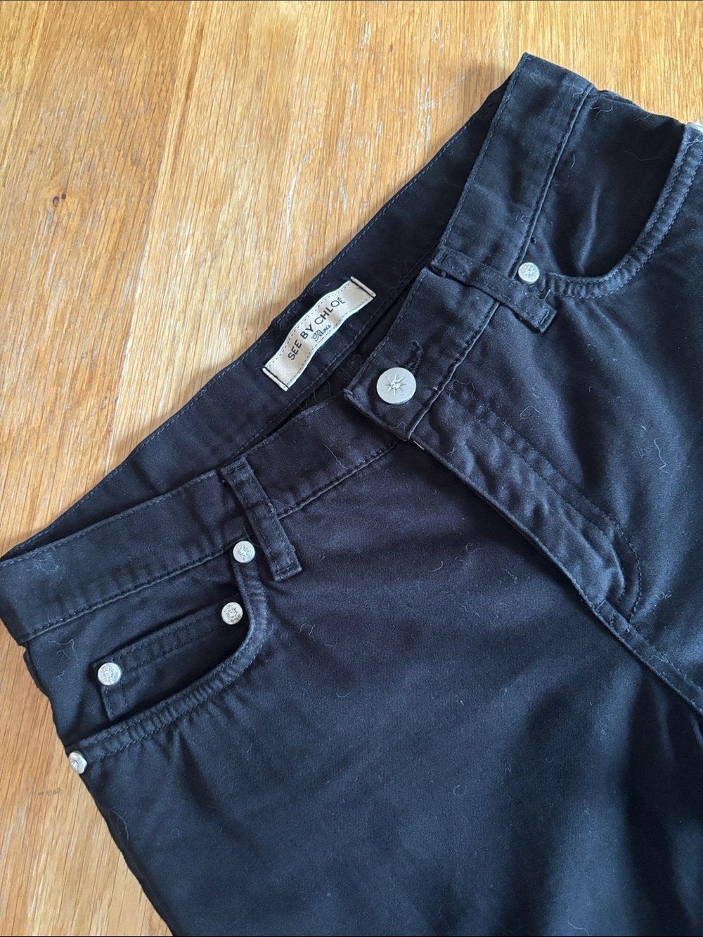 See By Chloe Black flared Pants